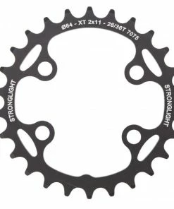 Plateau Intérieur STRONGLIGHT Shimano XT M8000 / SLX M7000 11V 4 Trous 64 Mm