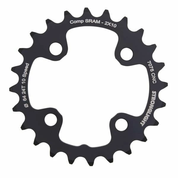 Plateau Intérieur STRONGLIGHT ALU 7075 10V Double 4 Trous 64 Mm 1 Plateau Intérieur STRONGLIGHT ALU 7075 10V Double 4 Trous 64 Mm